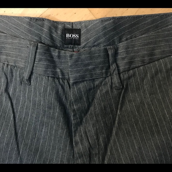 Hugo Boss Other - BOSS Hugo boss gray pinstripe pants.mens cagan 32